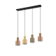 Agudo lampa wisząca 4xE27 brązowa 319400417