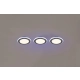 Argus lampa wbudowywana LED 3x4W, 3x1W 3x350lm 3000K srebrna 653610306