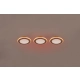 Argus lampa wbudowywana LED 3x4W, 3x1W 3x350lm 3000K srebrna 653610306
