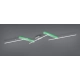 Arvin lampa wisząca LED 22W 2600lm 2700K-6500K srebrna 628410507