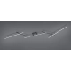 Arvin lampa wisząca LED 22W 2600lm 2700K-6500K czarna 628410532
