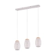 Bidar lampa wisząca 3xE27 biała R31573031