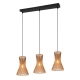 Bijou lampa wisząca 3xE27 czarna, brązowa R31833026 TRIO lighting