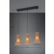 Bijou lampa wisząca 3xE27 czarna, brązowa R31833026