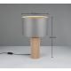 Canio lampka stołowa 1xE27 brązowa, szara 568190111