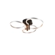 Caruso lampa sufitowa LED 43W 4980lm 2300K, 3000K, 4000K szara 648110605 TRIO lighting