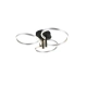 Caruso lampa sufitowa LED 43W 4980lm 2300K, 3000K, 4000K szara 648110605