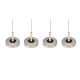 Celeste lampa wisząca LED 4x7,5W 4x750lm 3000K czarna 354910432