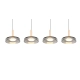 Celeste lampa wisząca LED 4x7,5W 4x750lm 3000K czarna 354910432