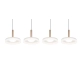 Celeste lampa wisząca LED 4x7W 4x750lm 3000K brązowa, czarna 354910465