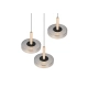 Celeste lampa wisząca LED 3x7,5W 3x750lm 3000K czarna 354930332