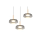 Celeste lampa wisząca LED 3x7,5W 3x750lm 3000K czarna 354930332