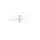 Chapeau lampa sufitowa 1xE27 biała R61451031