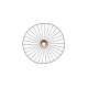 Chapeau lampa sufitowa 1xE27 czarna R61451032