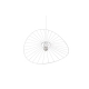 Chapeau lampa wisząca 1xE27 biała R31451031