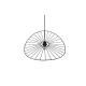 Chapeau lampa wisząca 1xE27 czarna R31451032