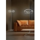 Charivari lampa podłogowa LED 31W 3700lm 3000K srebrna 421210107