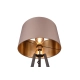 Colette lampa podłogowa 1xE27 czarna, szara R41561032
