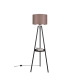 Colette lampa podłogowa 1xE27 czarna, szara R41561032