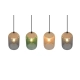 Cork lampa wisząca 4xE27 czarna 364600417