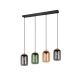 Cork lampa wisząca 4xE27 czarna 364600417