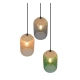 Cork lampa wisząca 3xE27 czarna 364630317