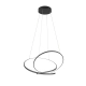 Darvin lampa wisząca 1xLED 52W 1x6700lm 2300K, 3000K, 4000K czarna 349119132