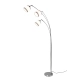 Davos lampa podłogowa 3xE14 srebrna, biała R41553006 TRIO lighting