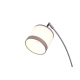 Davos lampa podłogowa 3xE14 srebrna, biała R41553006