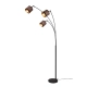 Davos lampa podłogowa 3xE14 czarna, szara R41553041 TRIO lighting