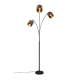 Davos lampa podłogowa 3xE14 czarna, szara R41553041