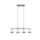 Davos lampa wisząca 4xE14 srebrna, biała R31554006