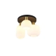 Diva lampa sufitowa 3xE27 złota, czarna 619800308 TRIO lighting