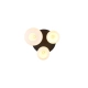 Diva lampa sufitowa 3xE27 złota, czarna 619800308