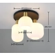 Diva lampa sufitowa 3xE27 złota, czarna 619800308