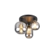 Diva lampa sufitowa 3xE27 czarna 619800332