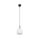 Diva lampa wisząca 1xE27 złota, czarna 319800108