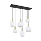 Diva lampa wisząca 6xE27 złota, czarna 319800608