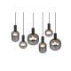 Diva lampa wisząca 6xE27 czarna 319800632