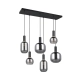 Diva lampa wisząca 6xE27 czarna 319800632