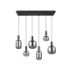 Diva lampa wisząca 6xE27 czarna 319800632