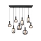 Diva lampa wisząca 8xE27 czarna 319800832