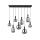 Diva lampa wisząca 8xE27 czarna 319800832