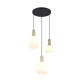Diva lampa wisząca 3xE27 złota, czarna 319830308 TRIO lighting