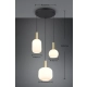 Diva lampa wisząca 3xE27 złota, czarna 319830308