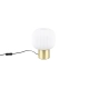 Diva lampka stołowa 1xE27 złota, czarna 519800108