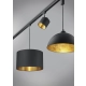 Duoline lampa do szynoprzewodu wisząca 1xE27 czarna 73120102