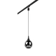 Duoline lampa do szynoprzewodu wisząca 1xE14 czarna 73700132