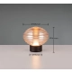 Earl lampka stołowa LED 2W 100lm 3000K czarna R57771113