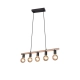 Einar lampa wisząca 5xE27 czarna, brązowa R30605032 TRIO lighting